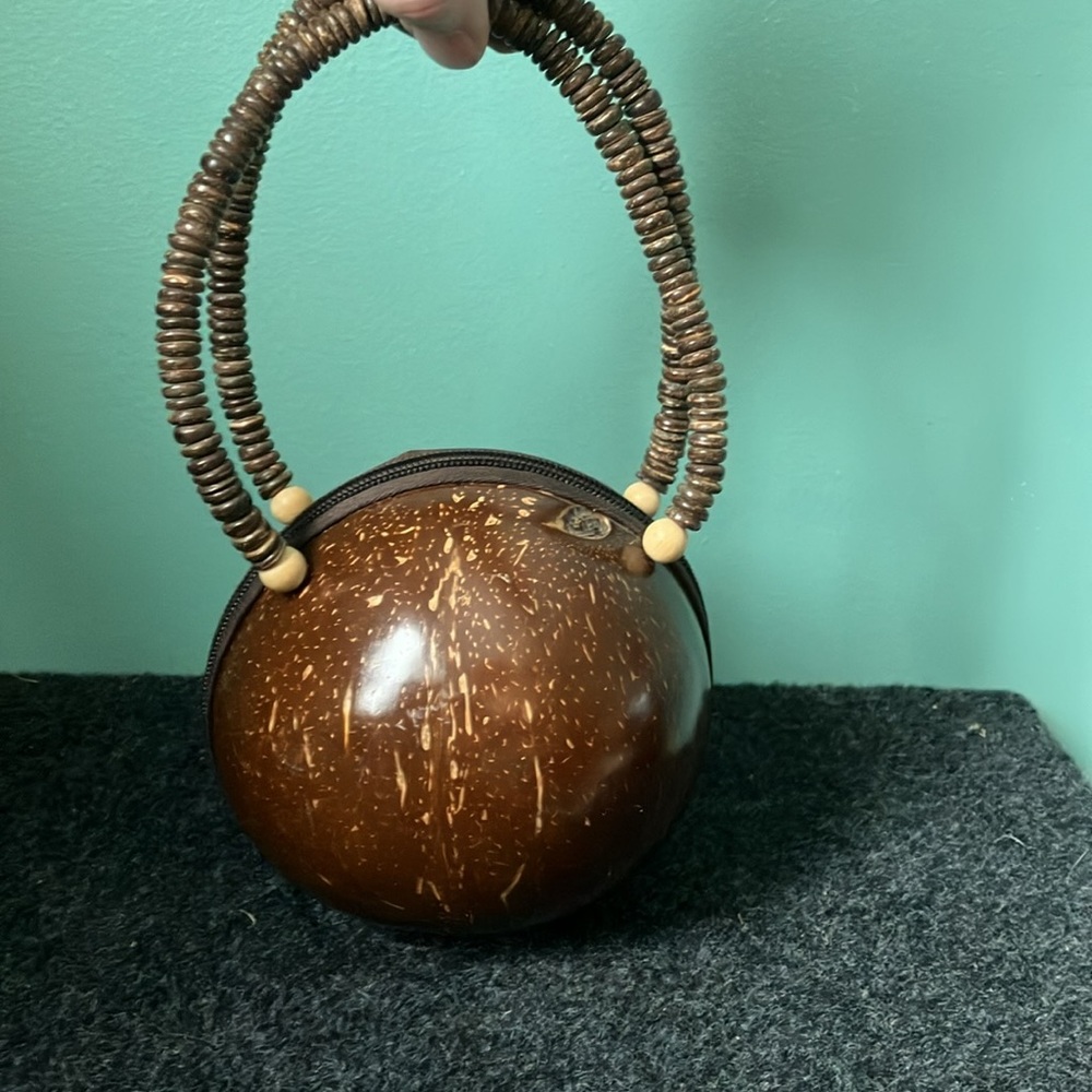 Coconut Clutch Purse